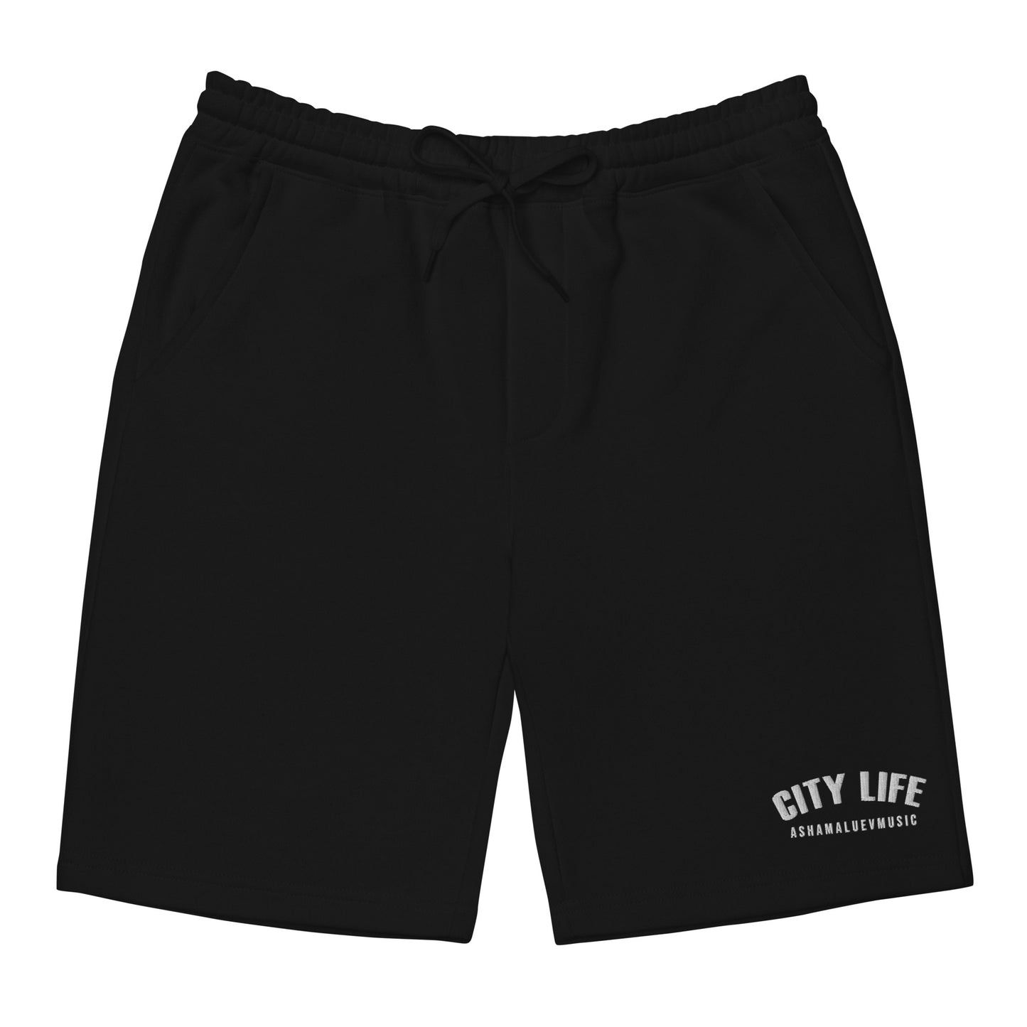 Men's Fleece Shorts "City Life" (Embroidery)